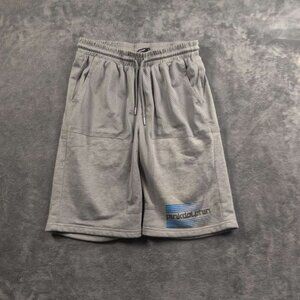 Pink Dolphin Shorts Adult Mens Small Gray Drawstring